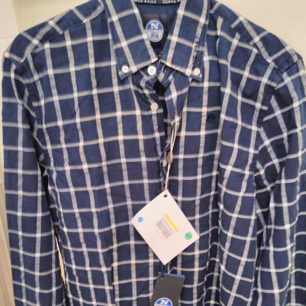 NORTH SAILS MEN SHIRT - BLUE / XSMALL